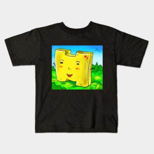 Cartoon cheese Kids T-Shirt